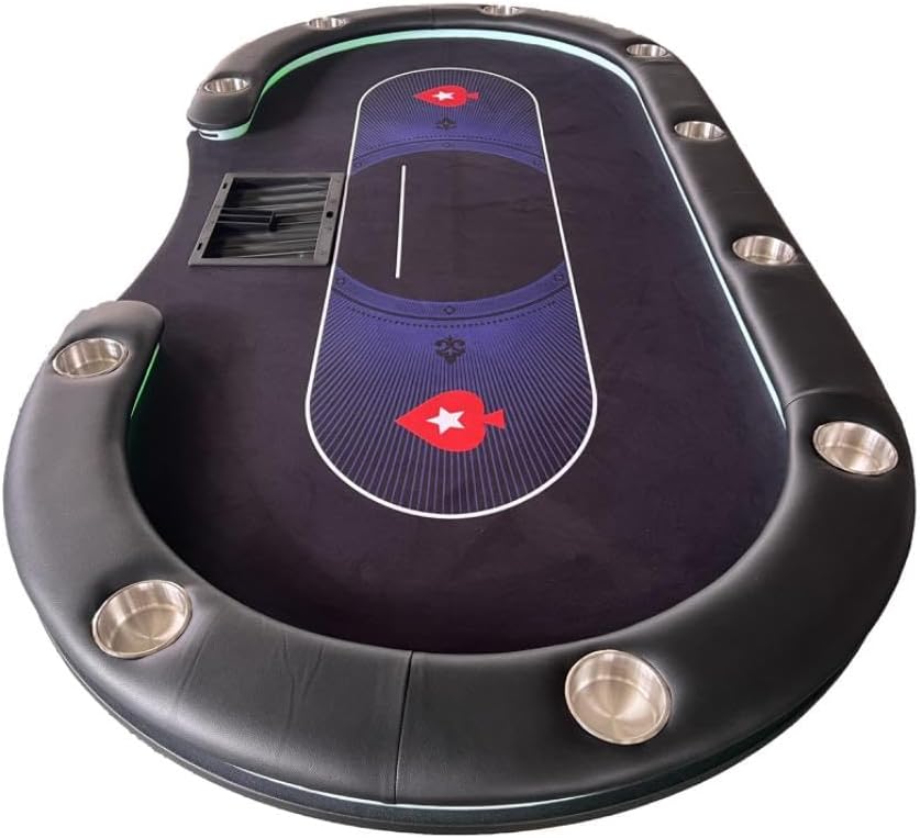 ポーカーテーブル用羅紗1枚　Poker Stars（青）2400*1200サイズ ポーカーテーブル用羅紗1枚 Poker Stars（青）2400*1200サイズ